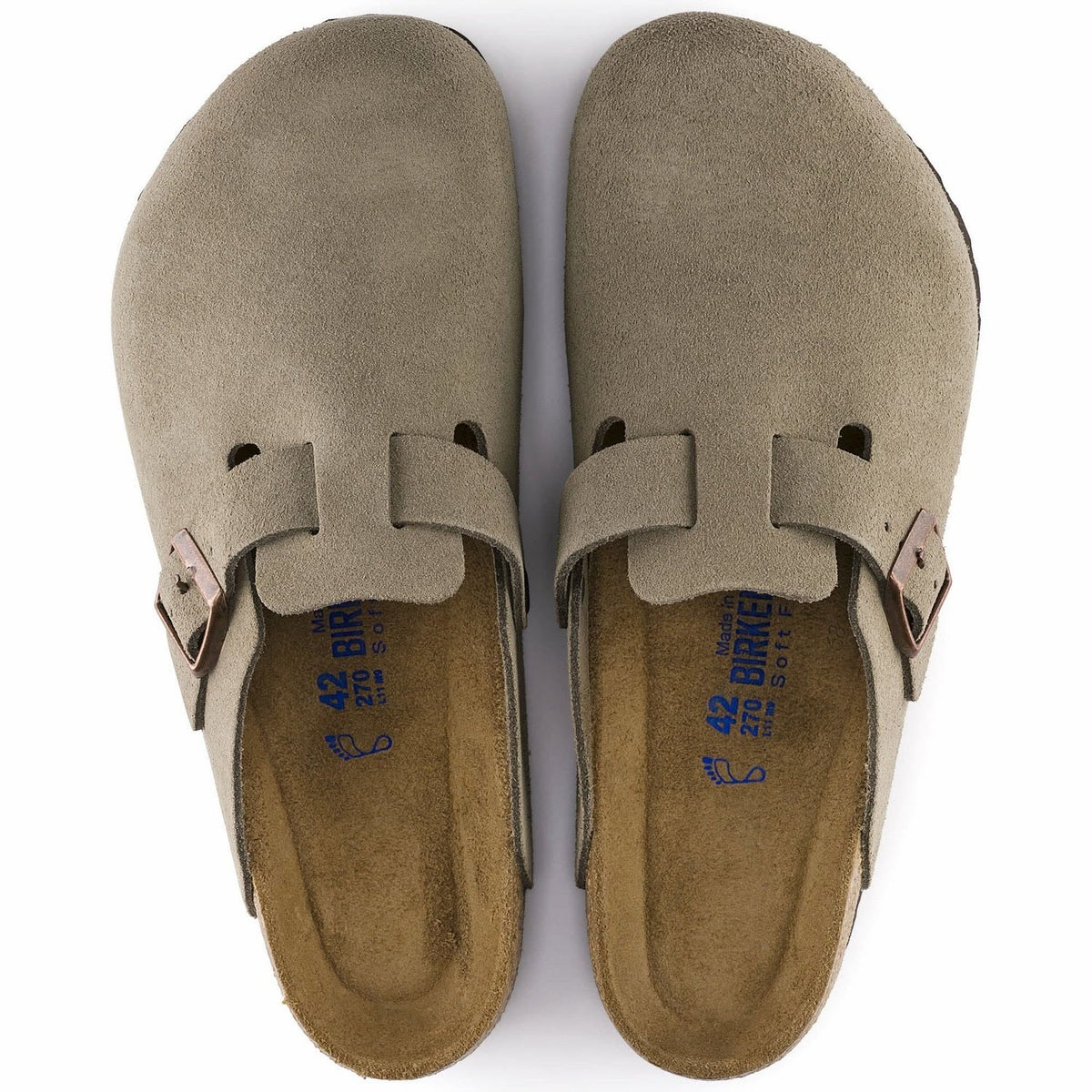 BOSTON SOFT FOOTBED BEIGE COMFORT CLOGS