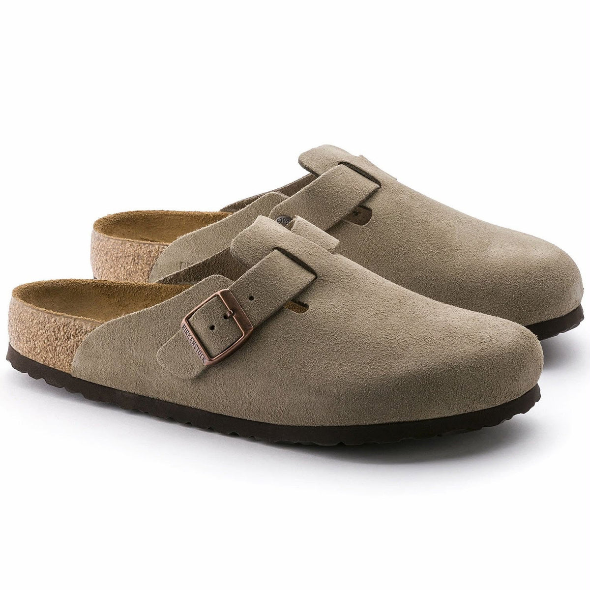 BOSTON SOFT FOOTBED BEIGE COMFORT CLOGS