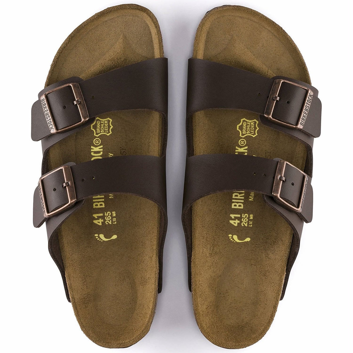 ARIZONA BROWN BIRKO-FLOR SANDALS